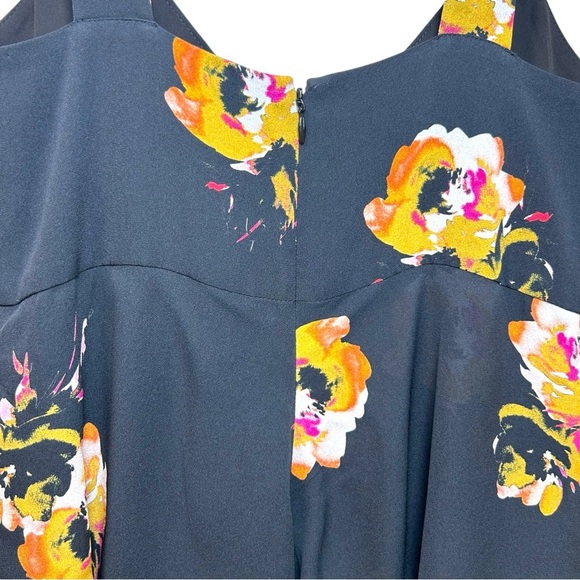 A.L.C. - Women’s ‘Natalia’ Silk Maxi Dress, Floral Mixed Print - Black, Size 4 - Picture 12 of 17